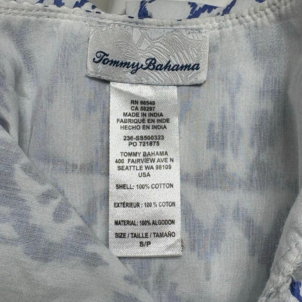 Tommy Bahama White Blue Dress Small - Picture 4 of 4